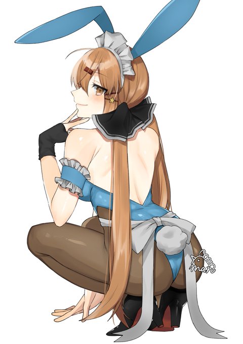 メイドバニータシュケントッ!(リプ来たキャラをランダムに描いてます) 