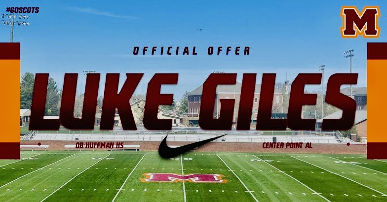 Lucas Giles (@gileslucas8) on Twitter photo #AGTG After a great conversation with <a href="/_CoachDMartin/">David Martin</a>  I am blessed to have earned an Official Offer from <a href="/MCScotsFootball/">Maryville College Football</a> <a href="/CoachRbivensJr/">Rodney Bivens Jr</a> <a href="/STUDDD_CoachAce/">🦍Coach ACE🦍</a> <a href="/CGavinGrant/">Gavin Grant</a> <a href="/AL6AFootball/">Alabama6AFootball</a> #AGTG After a great conversation with <a href="/_CoachDMartin/">David Martin</a>  I am blessed to have earned an Official Offer from <a href="/MCScotsFootball/">Maryville College Football</a> <a href="/CoachRbivensJr/">Rodney Bivens Jr</a> <a href="/STUDDD_CoachAce/">🦍Coach ACE🦍</a> <a href="/CGavinGrant/">Gavin Grant</a> <a href="/AL6AFootball/">Alabama6AFootball</a>