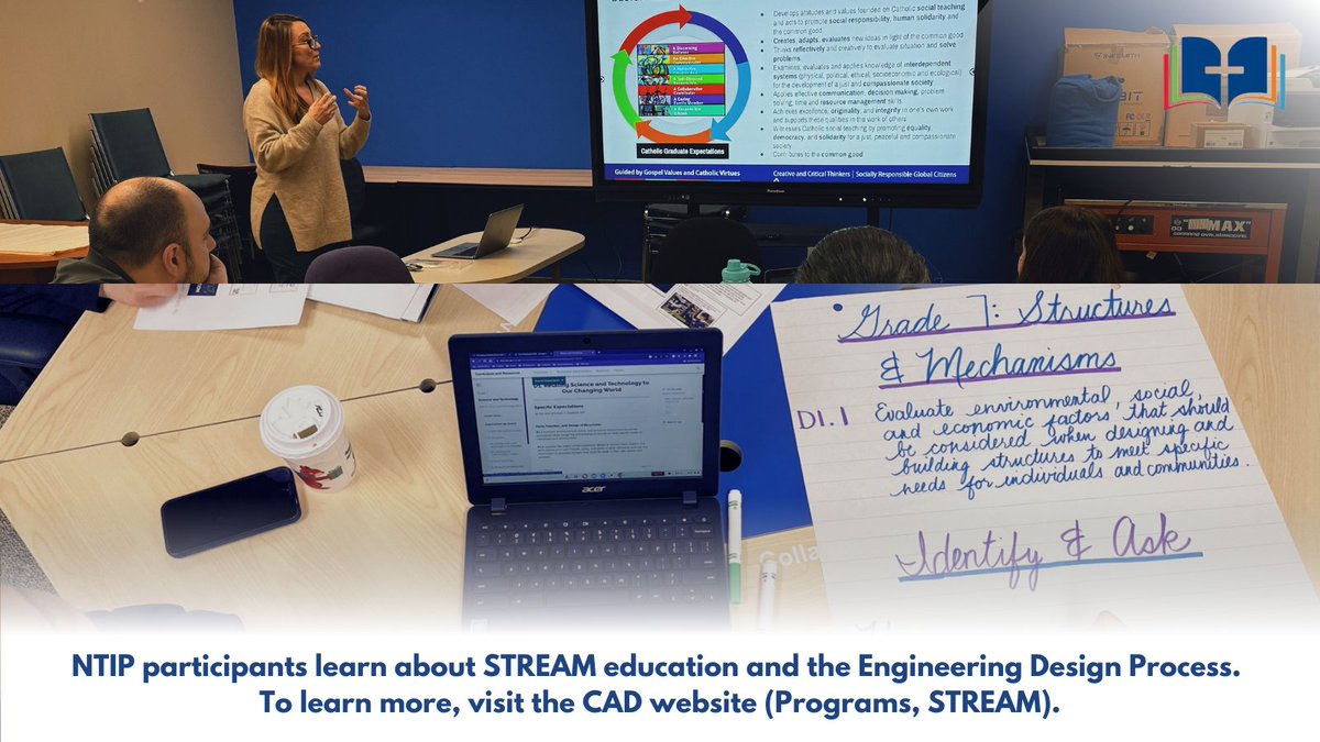 Rob Cannone (@mr_robcannone) on Twitter photo TY to YCDSB NTIP teachers for engaging in today’s session w/ Marisa & I. Key takeaways:
🔎STREAM learning is rooted in solving authentic problems involving two or more disciplines.
🔎Students can develop inventions, innovations, & campaigns as possible solutions. <a href="/CAD_ycdsb/">Curriculum & Assessment (YCDSB)</a> TY to YCDSB NTIP teachers for engaging in today’s session w/ Marisa & I. Key takeaways:
🔎STREAM learning is rooted in solving authentic problems involving two or more disciplines.
🔎Students can develop inventions, innovations, & campaigns as possible solutions. <a href="/CAD_ycdsb/">Curriculum & Assessment (YCDSB)</a>