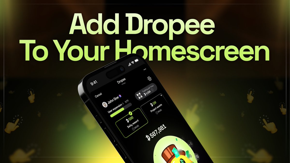 📲 New Quest Alert!

Add Dropee to your home screen for quick access and earn rewards! 🎉

No more searching—your favorite game is now just one tap away.

👉 Complete the quest in Dropee now!