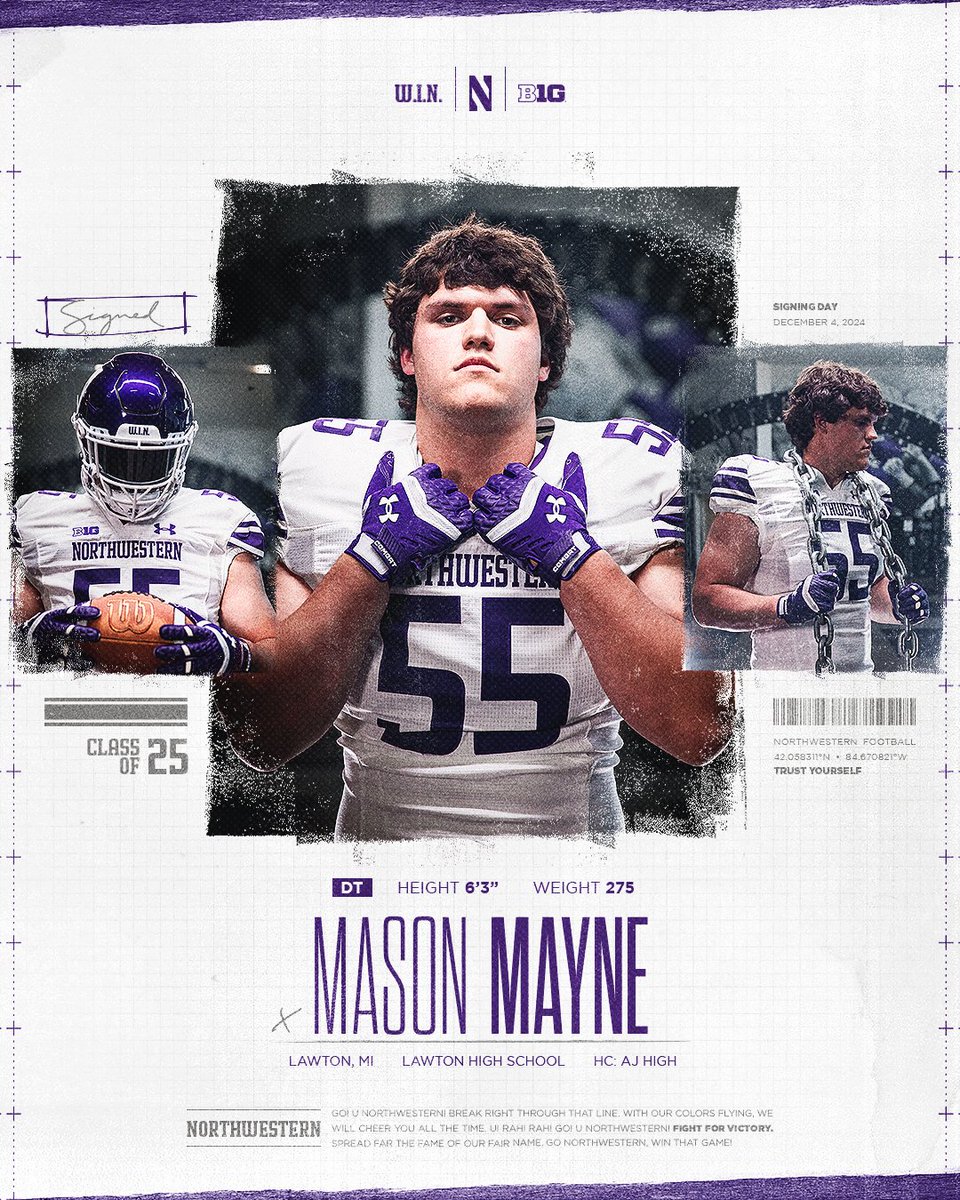 SIGNED✍️

Welcome to the family, Mason Mayne!

#GoCats x <a href="/masonmayne55/">Mason Mayne</a>