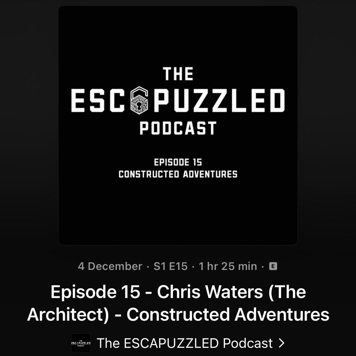 Our latest episode is now LIVE on all platforms check it out as we delve into some of Chris’ craziest adventures, logistical nightmares and by far the coolest job in the world… 

<a href="/constructed_adv/">Constructed Adventures</a> 

open.spotify.com/episode/1ohKiA…
