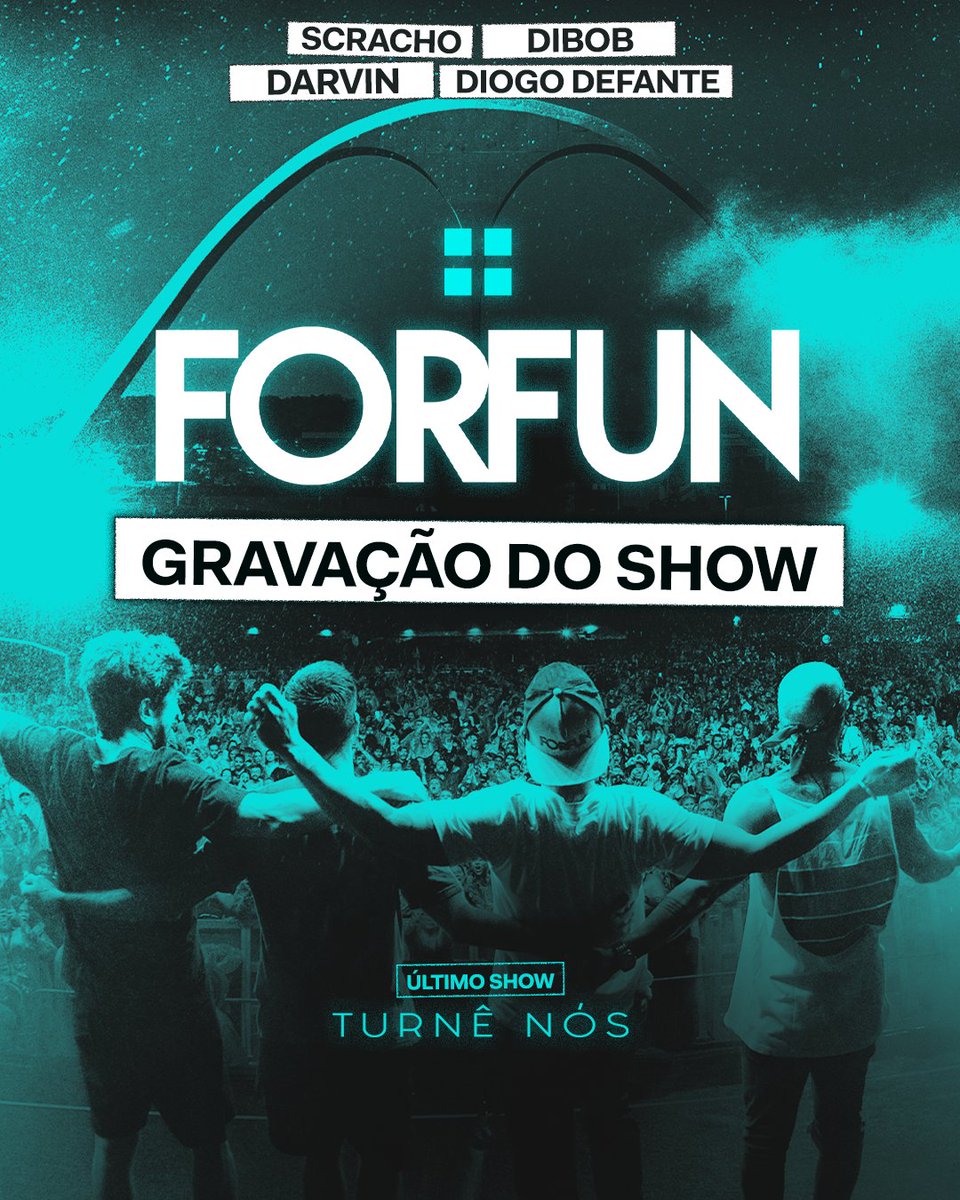 ForfunOficial's tweet photo. A #TurnêNÓS tem sido uma das jornadas mais especiais de toda a nossa carreira e a gente queria poder revisitar essas memórias sempre. E por isso, o último show da turnê vai ser gravado! 🩵✨

Família, esperamos todos vocês lá vibrando muito com a gente! Boraaaaa https://t.co/3JaOrSaTet