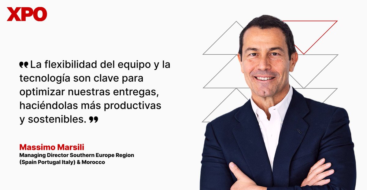 XPOLogistics_Es's tweet image. El sector #logístico está en plena transformación. 

En su entrevista para La Información @20m, Massimo Marsili comparte cómo la tecnología y la sostenibilidad están redefiniendo las operaciones para responder al auge del comercio electrónico y las demandas del mercado.