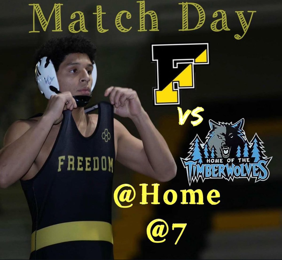 🚨 Match Day 🚨 #FreedomWrestling #TakedownSeason #FreedomFamily
