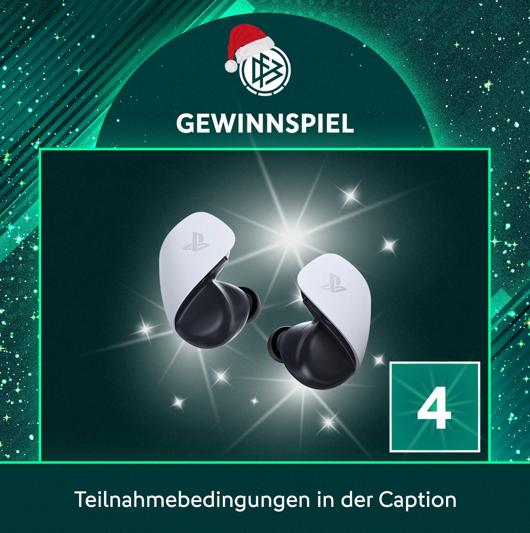 DFB-eSports (@dfb_esports) on Twitter photo Türchen 4🎅
Gewinne einen SONY Pulse Explore Wireless-Ohrhörer! 🎉
So einfach nimmst du teil:
1. Folge <a href="/DFB_eSports/">DFB-eSports</a>
2. Likt den Beitrag!
3. Kommentiert mit "Ohrhörer"!
4. Reposte diesen Beitrag!
Das Gewinnspiel endet am 10.12.2024, um 23:59 Uhr. Der/Die Gewinner/in wird per Türchen 4🎅
Gewinne einen SONY Pulse Explore Wireless-Ohrhörer! 🎉
So einfach nimmst du teil:
1. Folge <a href="/DFB_eSports/">DFB-eSports</a>
2. Likt den Beitrag!
3. Kommentiert mit "Ohrhörer"!
4. Reposte diesen Beitrag!
Das Gewinnspiel endet am 10.12.2024, um 23:59 Uhr. Der/Die Gewinner/in wird per