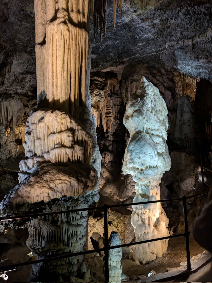 2/2 Using the shuttle bus next stop Postojnska cave; a magical underground world including a 2km train ride. Two amazing places to visit from the Pivka campsite! 
Lots of parking for motorhomes at the cave. It was a bit hot to walk or cycle 🥵 ☀️😎 
<a href="/candmclub/">Caravan and Motorhome Club</a> #ReadTourExplore
