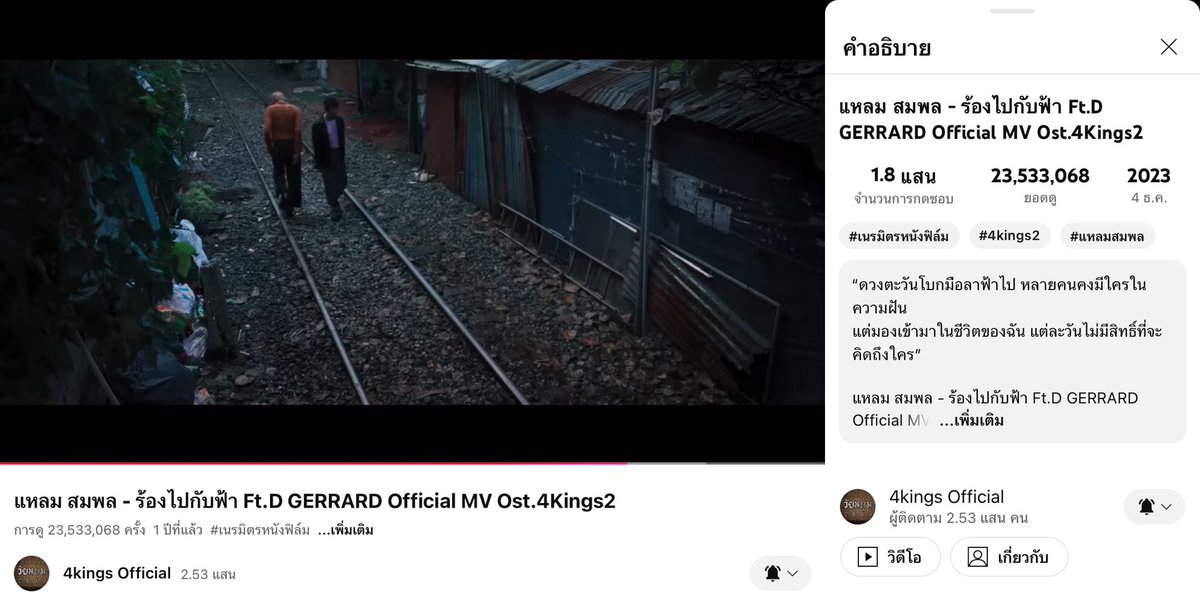 — 4 ธันวาคม ,
Happy Anniversary 1st “ร้องไปกันฟ้า”