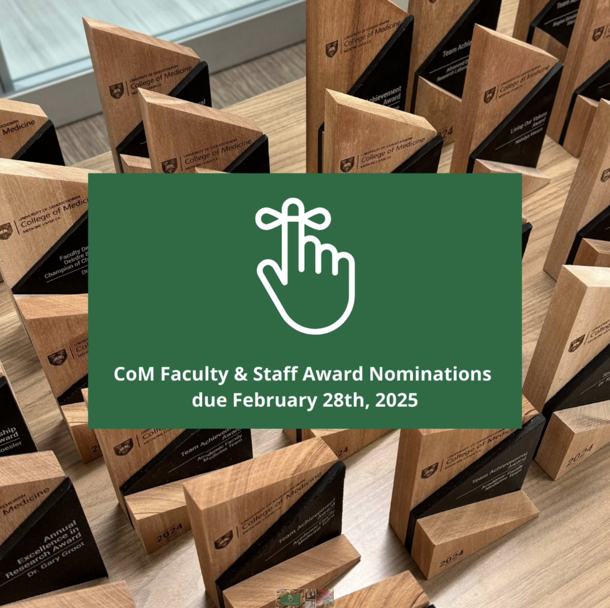 All CoM Faculty and Staff Awards are open as of Monday December 2, 2024,  with a deadline of Friday, February 28, 2025. To explore further, head  to the College of Medicine Awards page through the link in our bio.