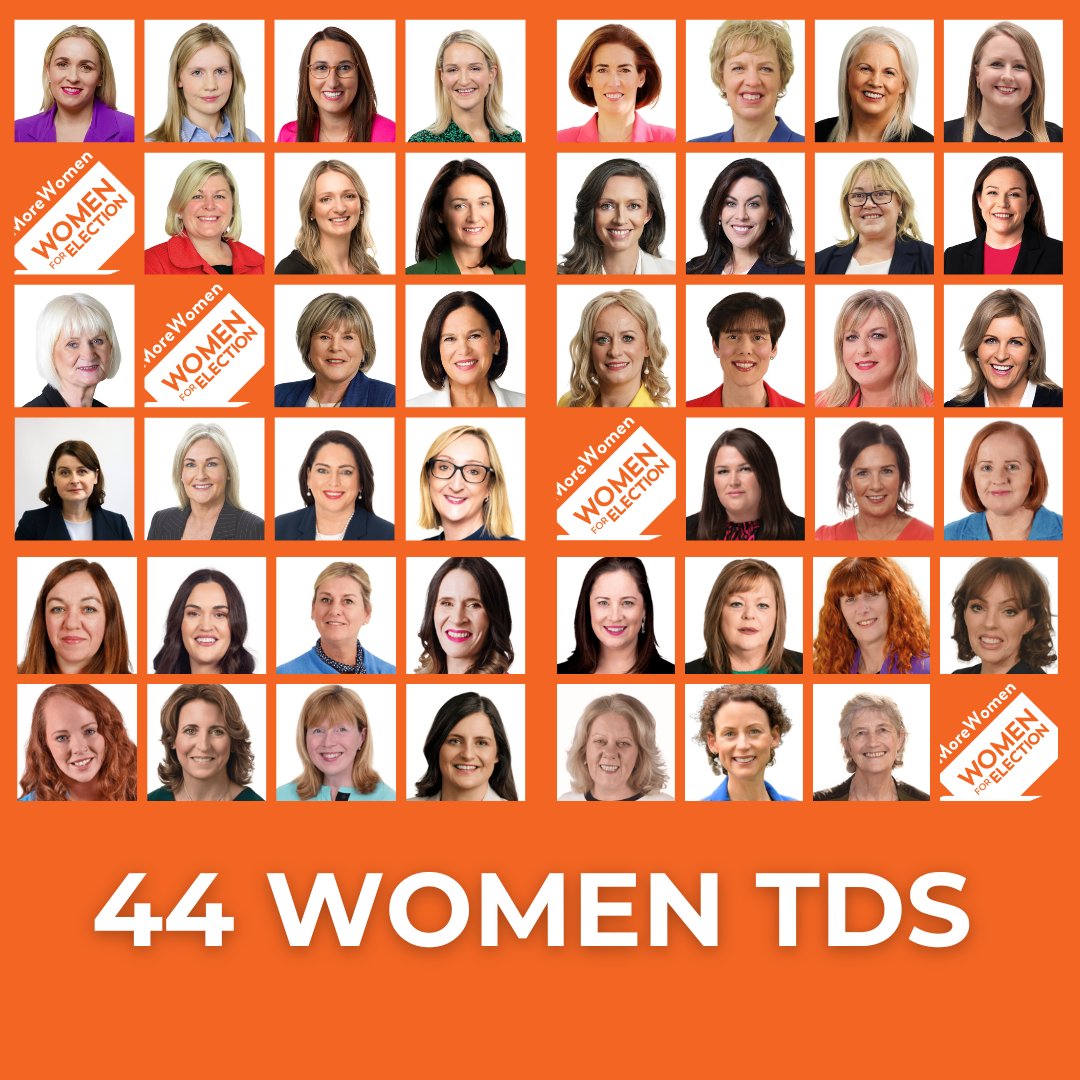 A historic number of women will walk through the gates of Leinster House to join the 34th Dáil.

Congratulations to the women elected! 🎉🗳️