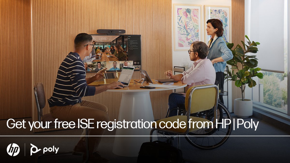 See How HP | Poly is Redefining Team Collaboration at #ISE2025
Use Invitation Code: KHFS5GW6 to REGISTER FOR FREE! 
URL for registration: bit.ly/46Dnssr

ISE 2025 
4 - 7 February
Fira Barcelona, Gran Via  
Booth #2Q500