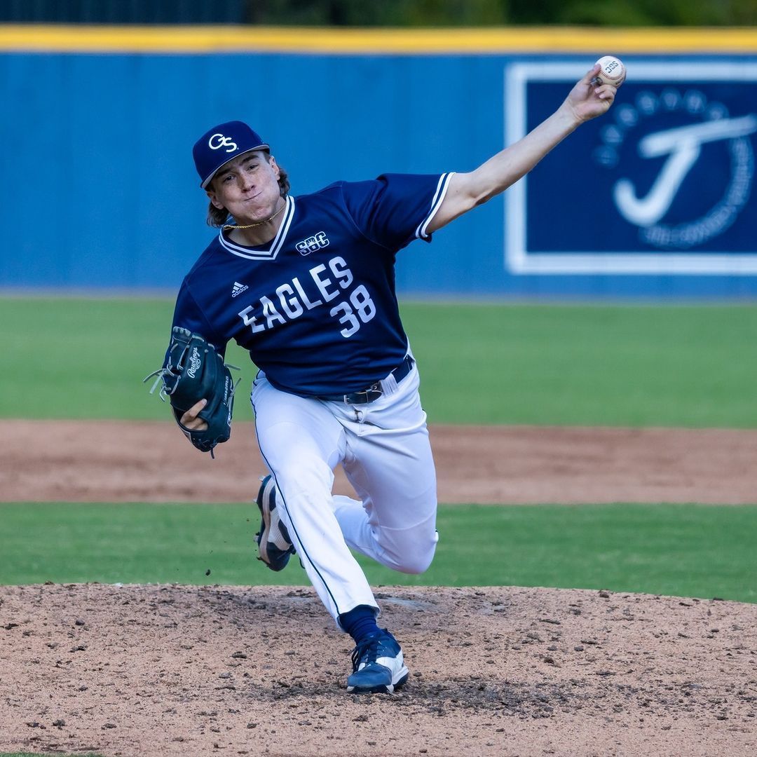 D1Baseball (@d1baseball) on Twitter photo Ball State transfer <a href="/BradyOwens13/">Brady Owens</a> has closer stuff and will get a crack at serving in a setup role for <a href="/GSAthletics_BSB/">Georgia Southern Baseball</a>.
With a slingshot three-quarters release, the lefty shows a fastball that has been up to 95 mph this fall. Ball State transfer <a href="/BradyOwens13/">Brady Owens</a> has closer stuff and will get a crack at serving in a setup role for <a href="/GSAthletics_BSB/">Georgia Southern Baseball</a>.
With a slingshot three-quarters release, the lefty shows a fastball that has been up to 95 mph this fall.