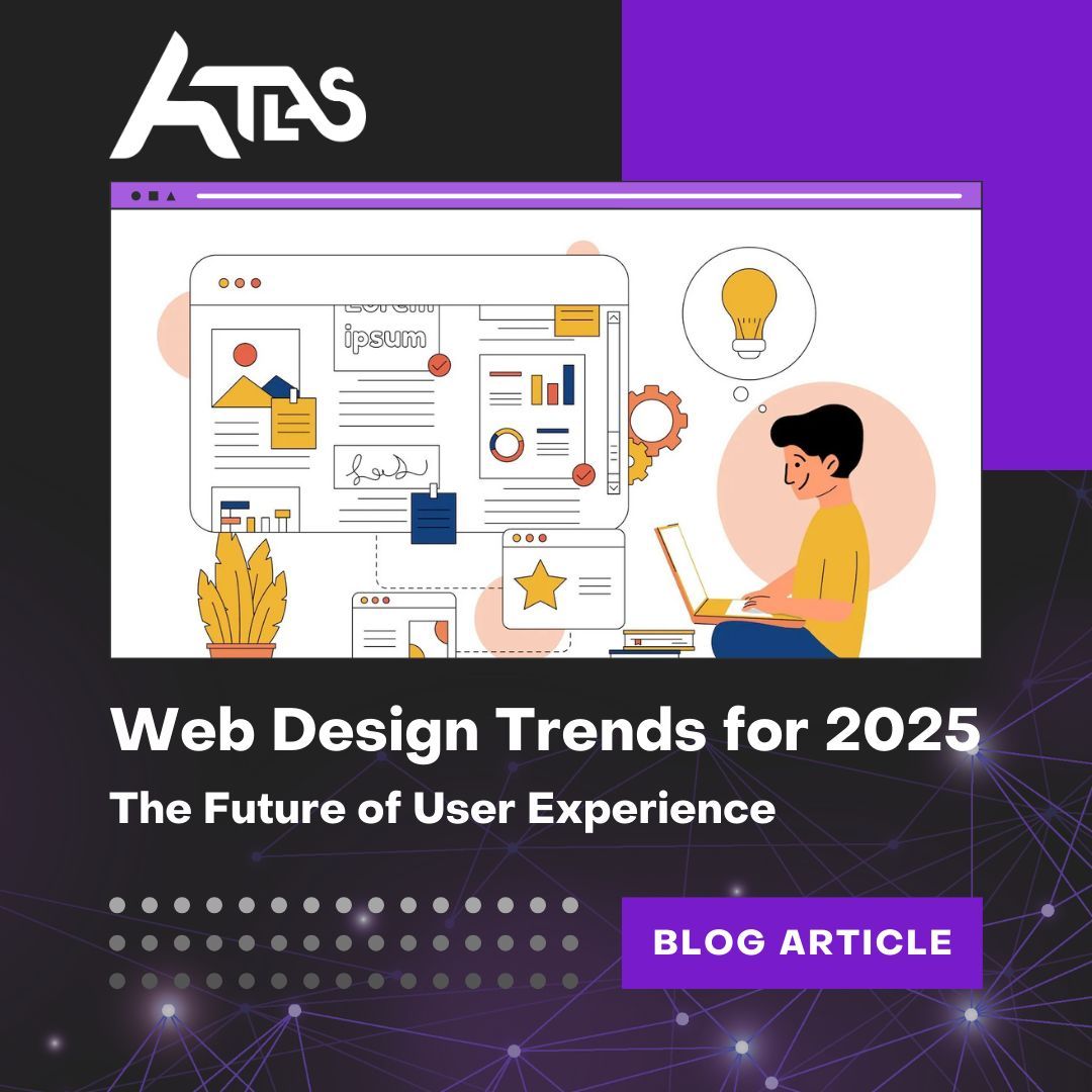 Our latest blog dives into the top web design trends for 2025 and how you can stay ahead with cutting-edge user experiences.

🔗 buff.ly/3gzwheH

#WebDesign2025 #DigitalTrends #WebDesign #AtlasMarketingGroup