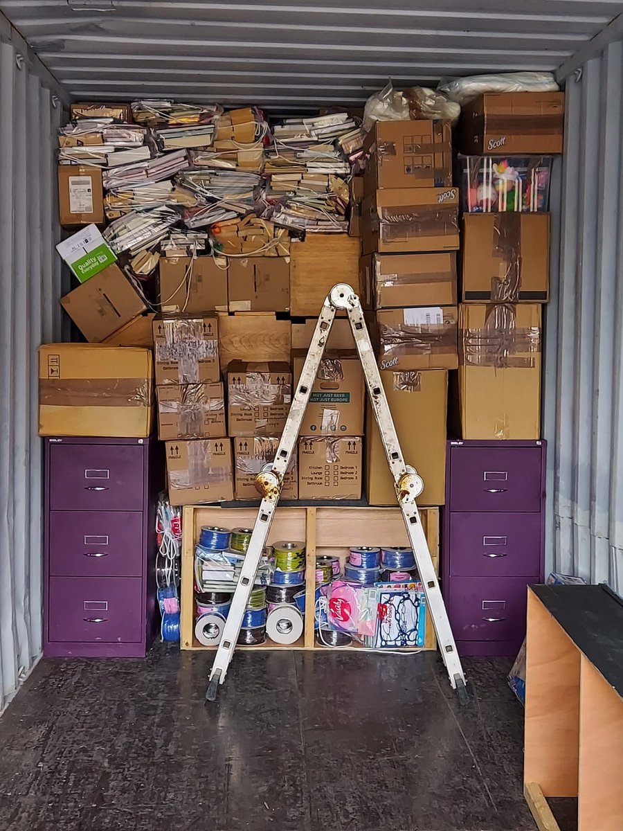 CycleOfGoodUK's tweet image. Last container of the year, we managed to squeeze one in before Christmas. 
Packing at its best! Thanks to everyone that made this possible.🚛
cycleofgood.com
buff.ly/3ZiN3VS
#PackedToPerfection #Donations #Volunteers