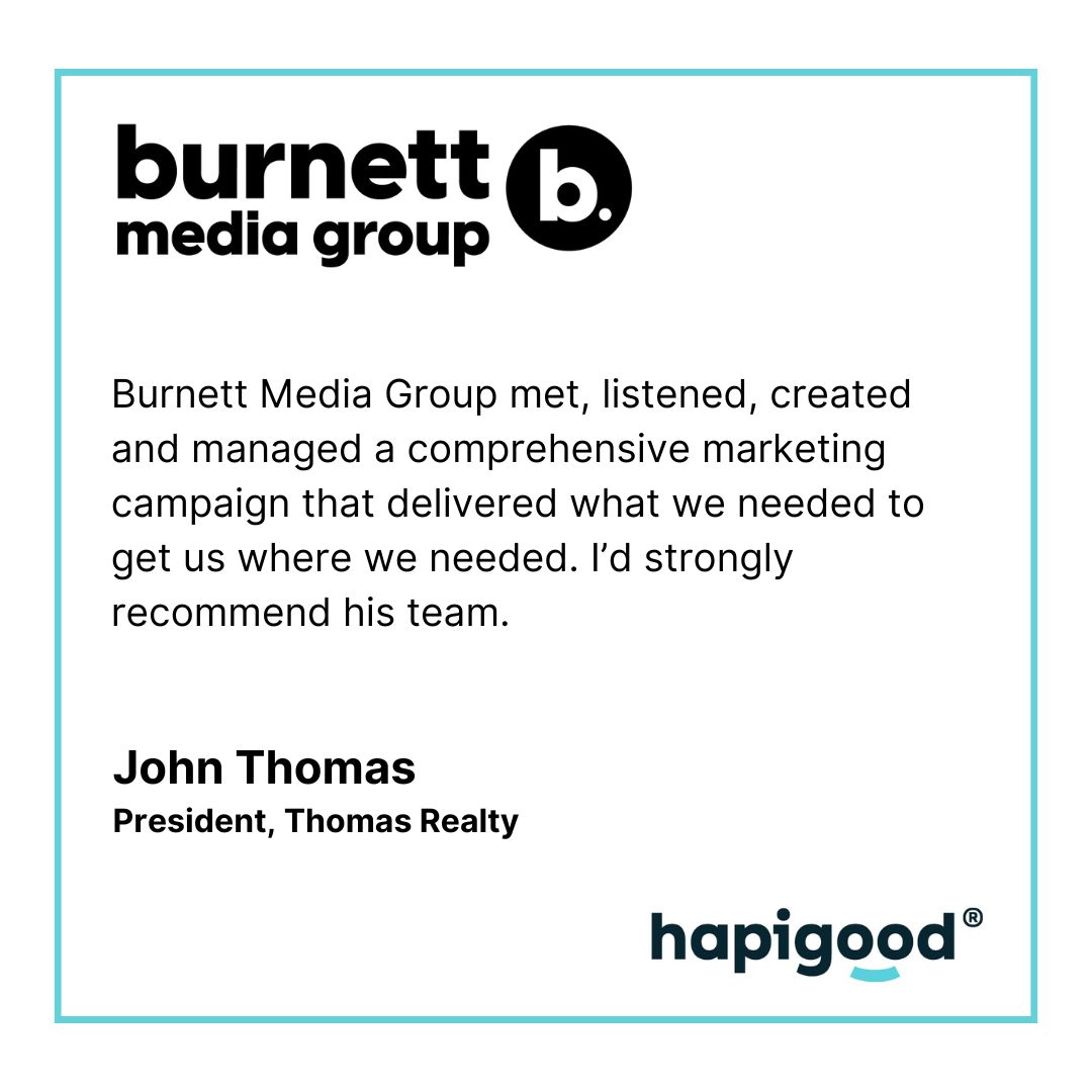 burnettmedia's tweet photo. Your testimonials inspire us to continue delivering exceptional results every day! 💼👏 https://t.co/lY1R8XC8Sv