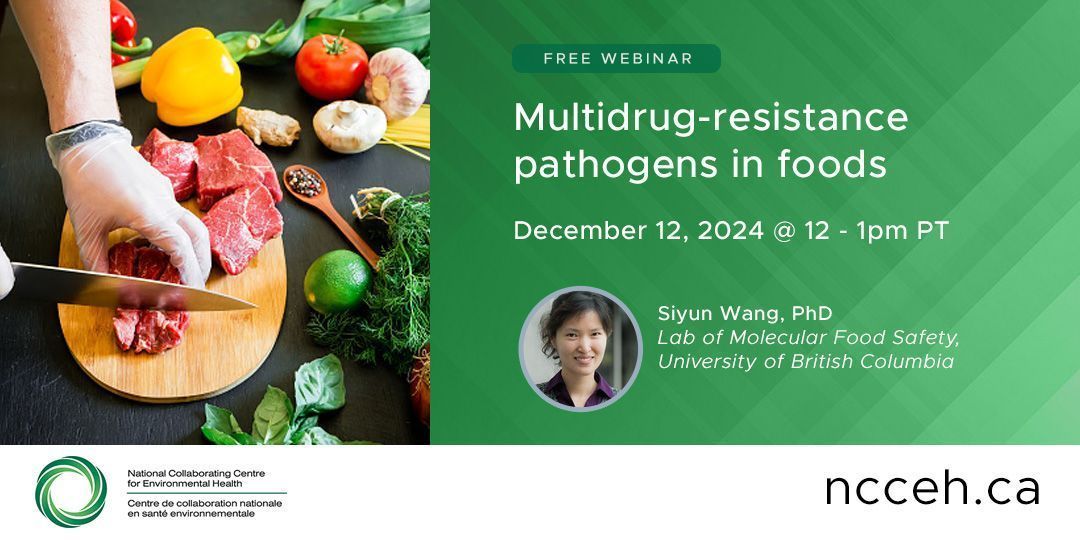 NEW! This talk reviews the roles of animal and plant-derived foods as vehicles for MDR pathogens, with insights into how food processes, environments and storage conditions impact antimicrobial resistance. 

📆 Dec 12, 2024 @ 12 -1PM PT 

REGISTER FREE 👉 buff.ly/3Cuk9Kt