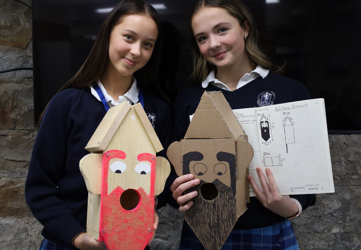 trafalgarcastle's tweet image. It started with an idea, a notebook, some sketches, cardboard &amp;amp; wood. The result is some very creative birdhouses #engineered by #trafalgarcastleschool's Grade 10 students!
#schoolforgirls #boardingschool @CISOntario @cais_schools @CAISboarding