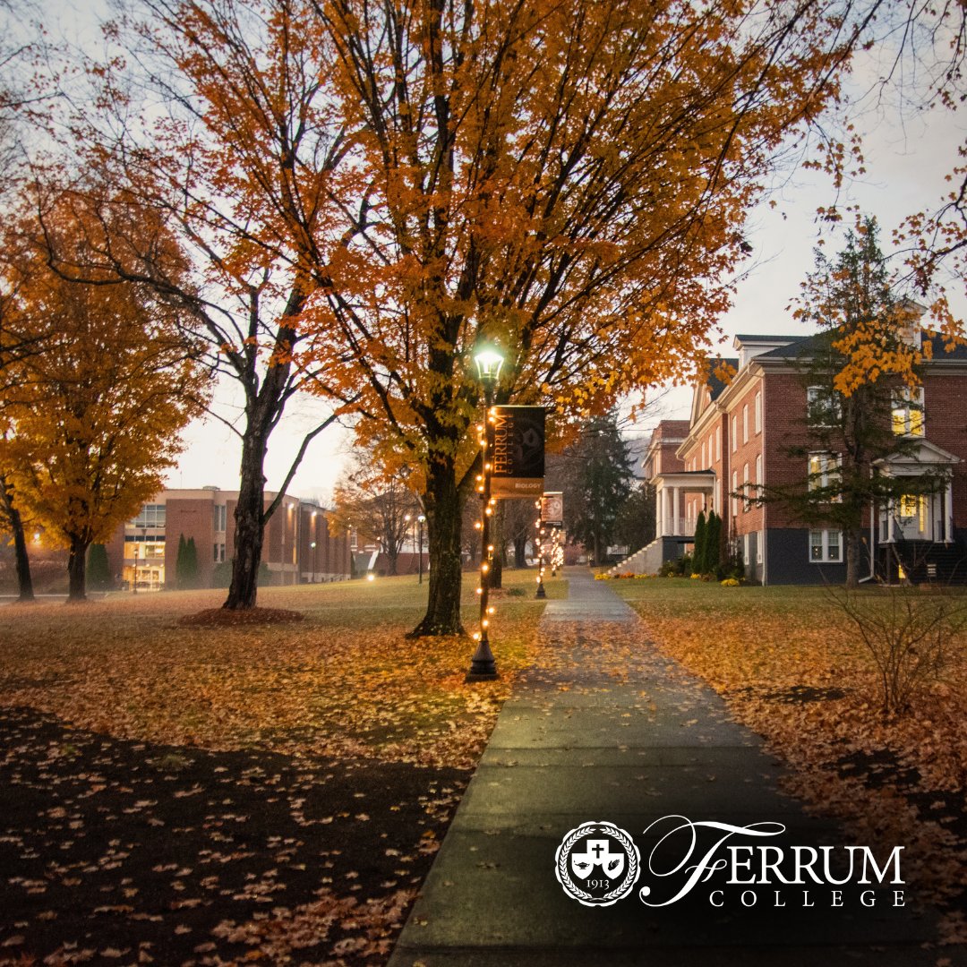 FerrumCollege's tweet photo. Today's lovely #FerrumPhotoOfTheDay was submitted by Professor Emeritus Bob Pohland. Thank you as always Bob for capturing the natural beauty of our campus here at #ferrumcollege #ferrumphotography #fallcampus #beautifulcampus #fallleaves #blueridgemountains https://t.co/vBA2tUtuUK