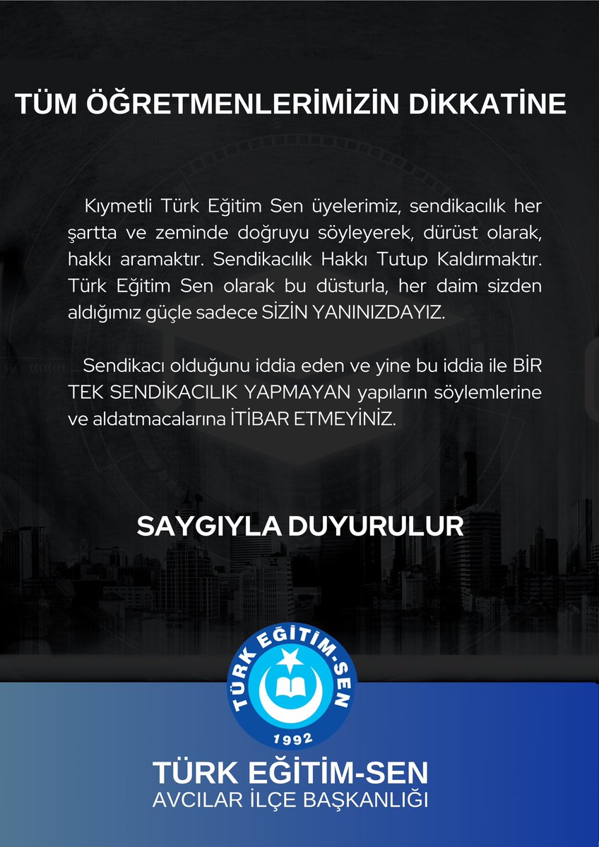 Norm Fazlası Öğretmenlerle alakalı açıklamamız.