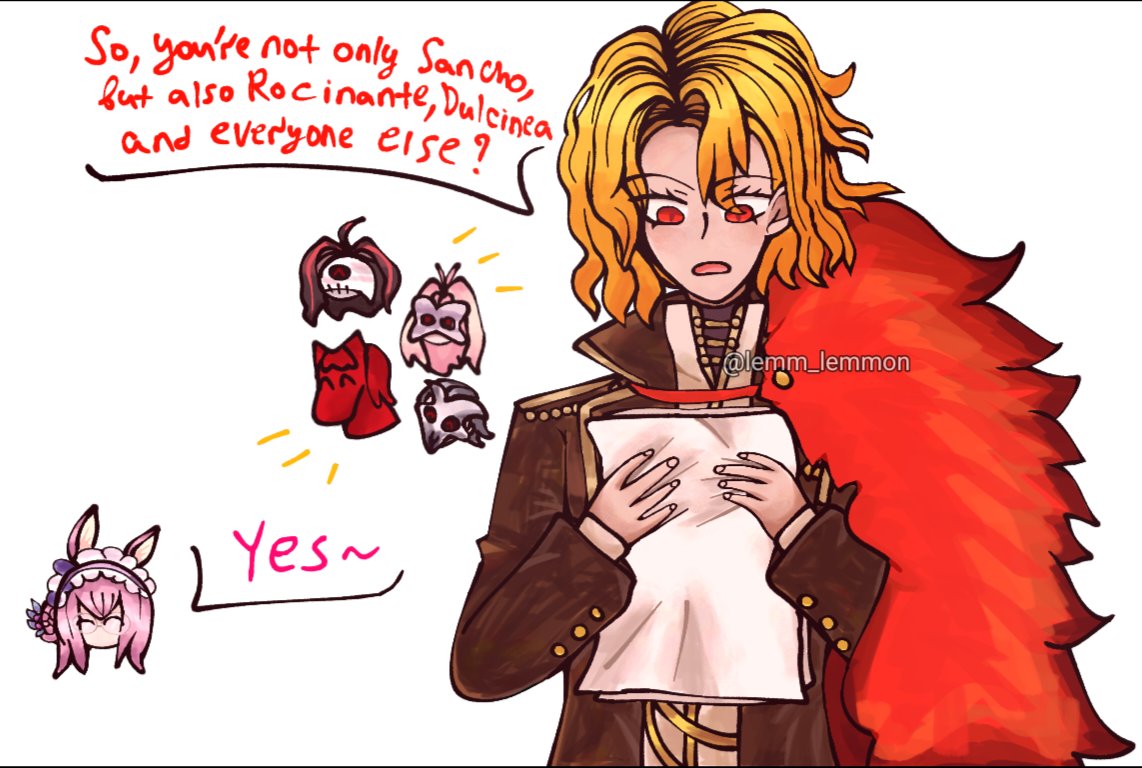 Sancho is flabbergasted #FGO #Limbus_Company #LimbusCompany, image size:1142x768