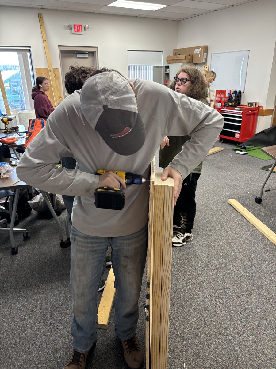 I love days like these! #alemental started build day 1 strong. I am looking forward to seeing these mini golf holes develop over the next week!