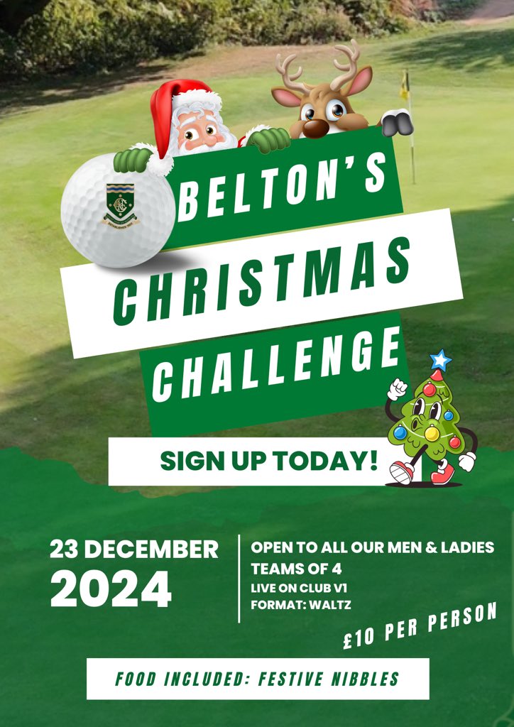 Our Belton’s Christmas Challenge comp is now LIVE!🎅

Head to ClubV1 to sign up today…🎄