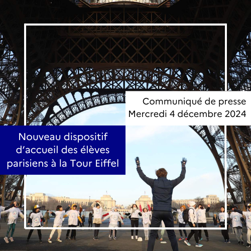 🗼 [Communiqué de presse - #CP] Ce mercredi 4 décembre marque le lancement d’un partenariat inédit entre l’académie de Paris, <a href="/LaTourEiffel/">La tour Eiffel</a> et la Ville de <a href="/Paris/">Paris</a>. 
Retrouvez le CP sur le nouveau dispositif d'accueil des élèves parisiens à la tour Eiffel 👉 ac-paris.fr/nouveau-dispos…