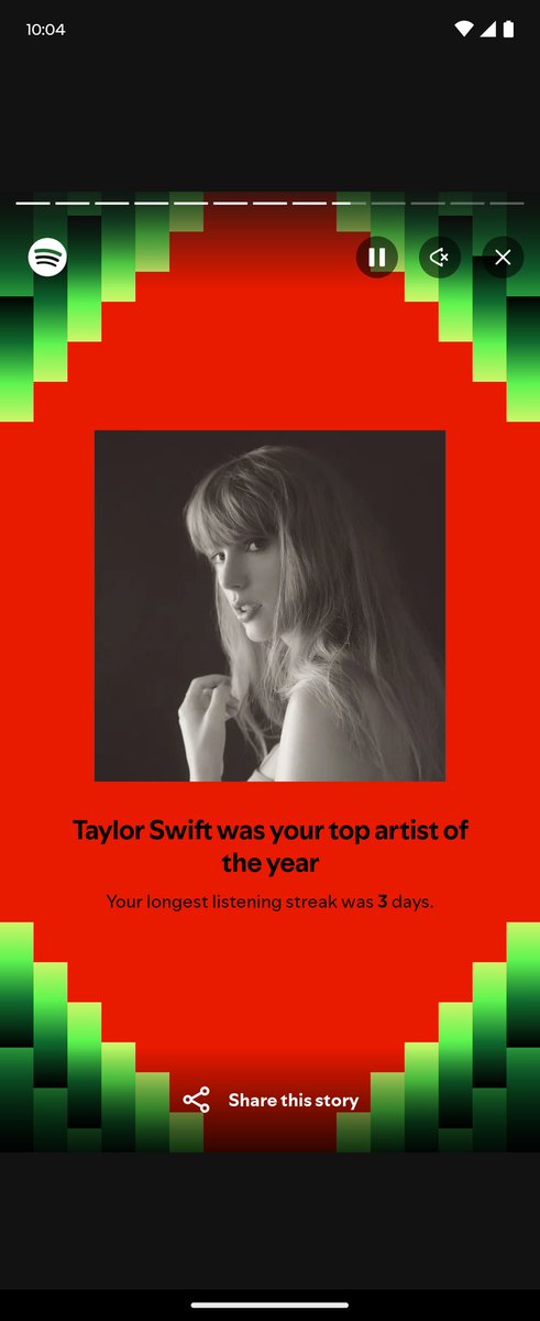 my top Spotify artist this year for wrapped was Taylor and I blame the kick I went on of listening to Taylor's entire discography on <a href="/kisreadingdhr/">ky</a> 
this is your fault ky