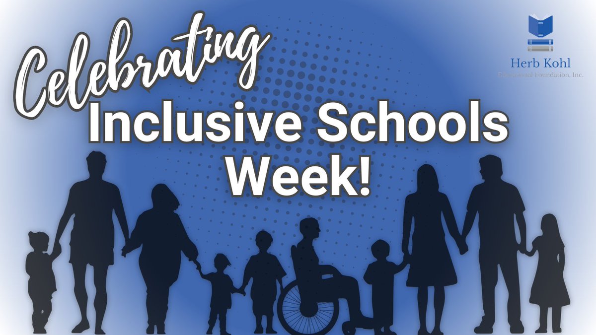 Herb Kohl Educational Foundation (@hkedfoundation) on Twitter photo Happy #InclusiveSchoolsWeek! This week, we celebrate schools that champion diversity, belonging, and equity for all students. Let’s continue working together to create an inclusive environment where every student can be successful! 💚 Happy #InclusiveSchoolsWeek! This week, we celebrate schools that champion diversity, belonging, and equity for all students. Let’s continue working together to create an inclusive environment where every student can be successful! 💚