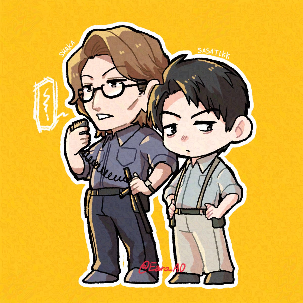 釈迦さん＆さささん #VCRGT絵 #VCRGTA3