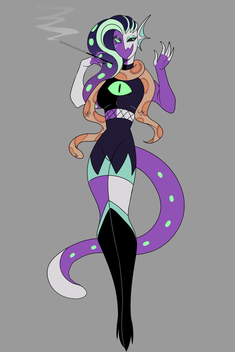 I come out of the grave to offer some Helluva redesigns WIPS

These are just for funsies
#helluvaboss
#redesigns