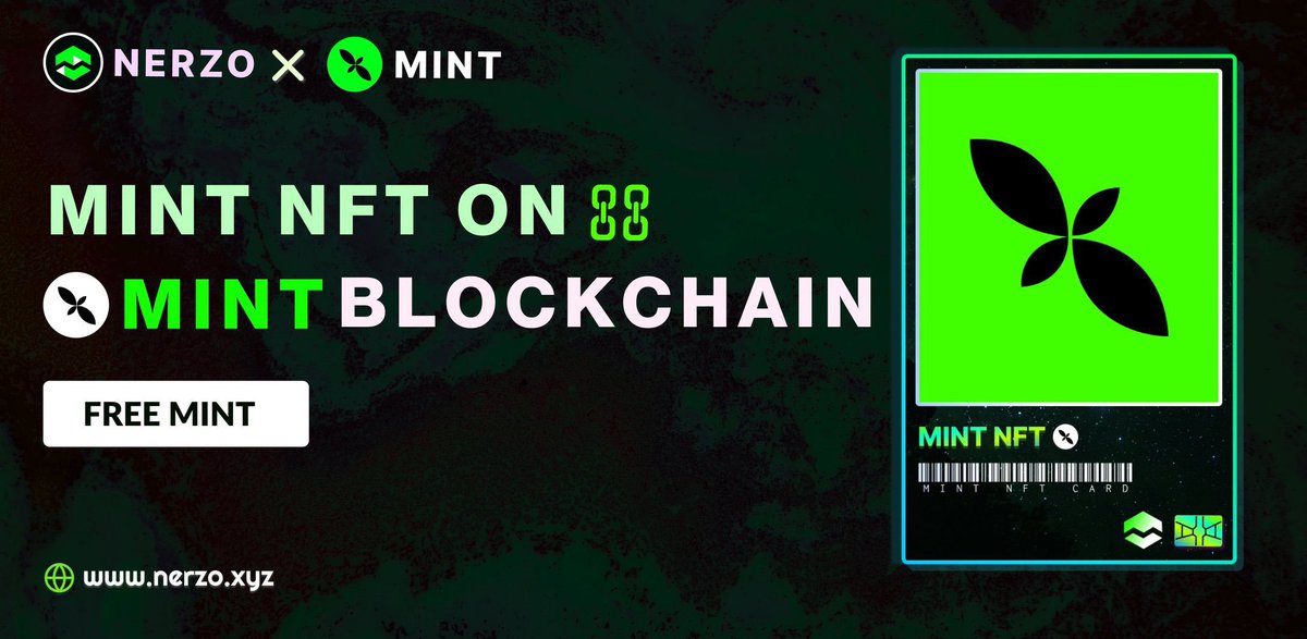 DrazeLab's tweet photo. FREE "MINT NFT" 🍀on @Mint_Blockchain 
    +Airdrop

🔗Free Mint: https://t.co/JmqbZv2hLk 🍃

        To Get Rewards 👇

👉 RT 🔄& Comment Address 💬