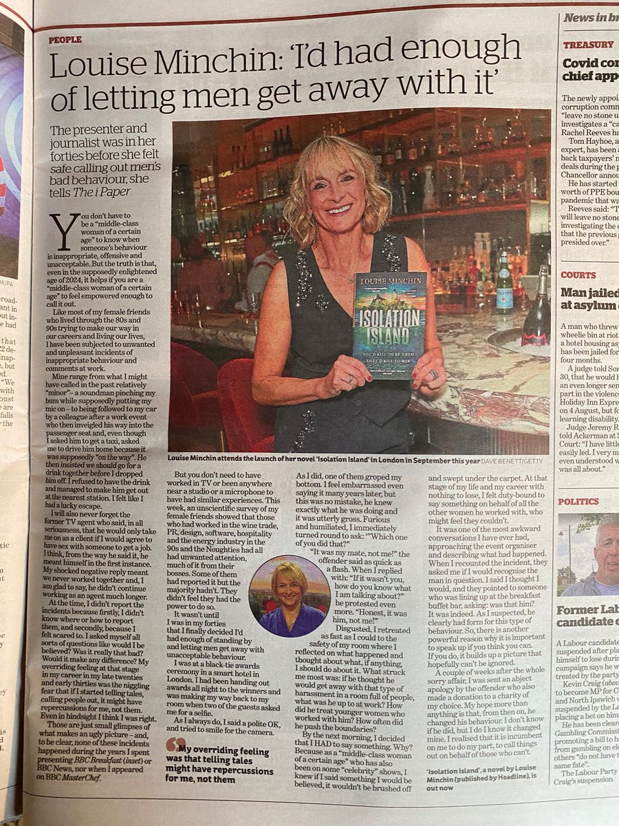 louiseminchin's tweet image. Thoughts from a #MiddleClassWomanOfaCertainAge