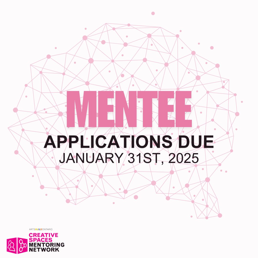 Mentee Applications CSMN 2025 are open!

Apply for a chance to be mentored by an experienced professional in the Ontario arts &amp; heritage sector! Fill out the application form below by Friday, January 31st, 2025.

Apply now: surveymonkey.com/r/CSMN2025