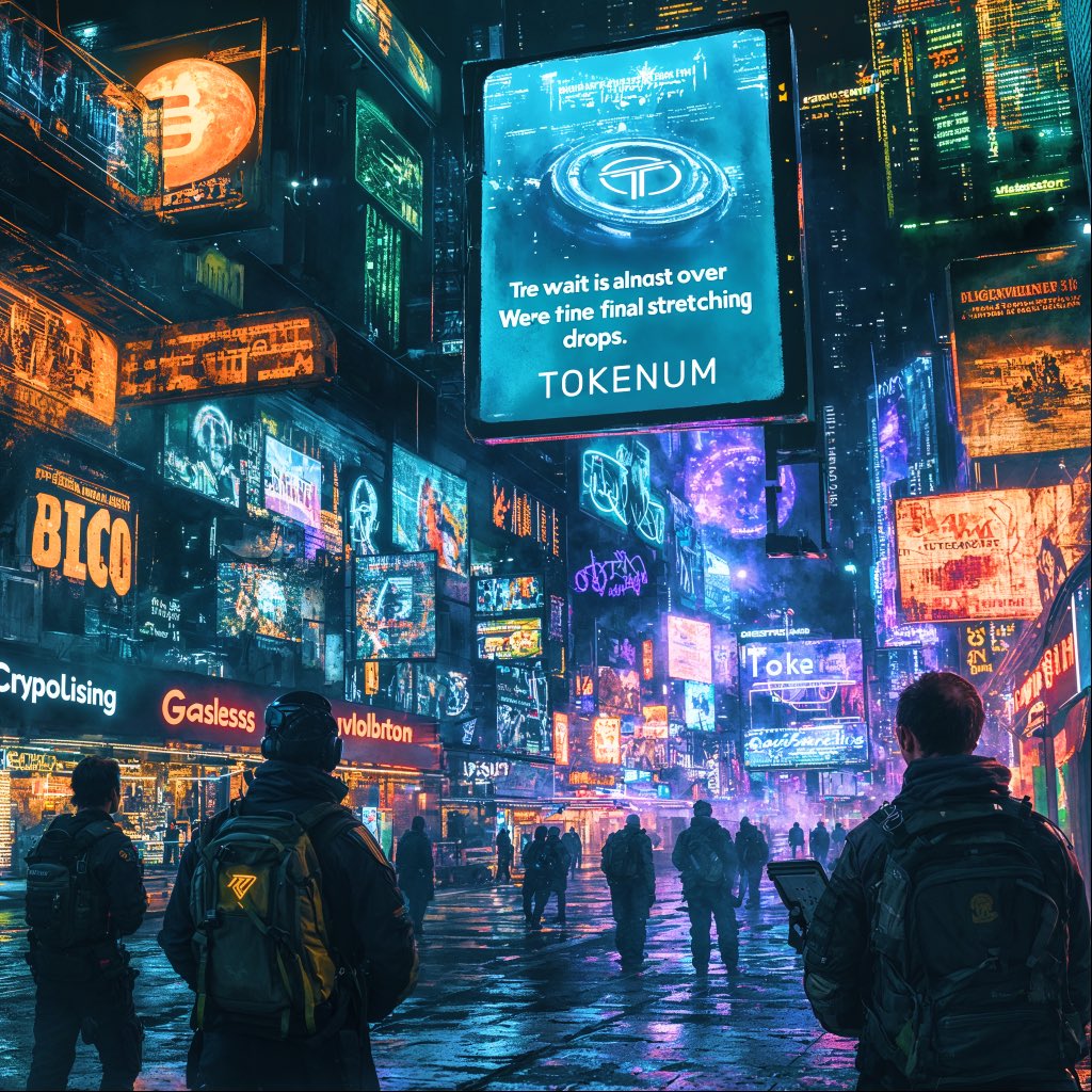 tokenum's tweet photo. 🚀 The wait is almost over! We’re in the final stretch before something BIG drops. Can you feel the excitement? 🪙 Stay tuned, because this is going to be a game-changer. #Tokenum #CryptoListing #GaslessRevolution https://t.co/Jdf3RiFo1u