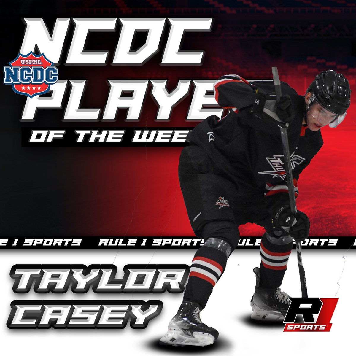 rule1hockey's tweet photo. Congratulations to Rule 1 Sports Athletes Taylor Casey and Lucas Hihn on being named NCDC Players Of The Week last week! 
-
#rule1sports #whosnext #ncdc https://t.co/IMxfhK0naJ