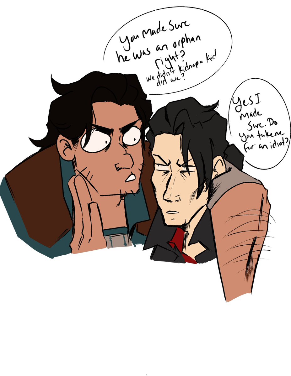 I just wanted to draw vander meeting Viktor. 
#arcane #viktor #silco #vander #ZaunDads