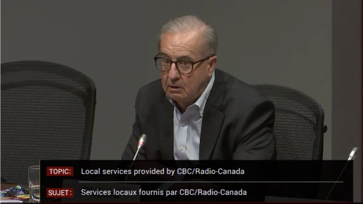 Too much fun not to share: this clip of former #CBC executive Richard Stursberg commenting on journalistic bias at Senate Committee. senparlvu.parl.gc.ca/Harmony/en/Pow…