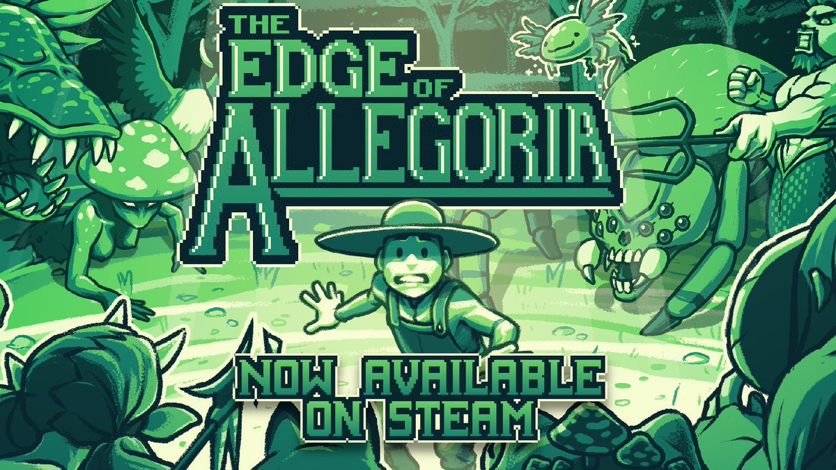 The Edge of Allegoria is now available on Steam!!!
I hope you all enjoy this little green game 💚