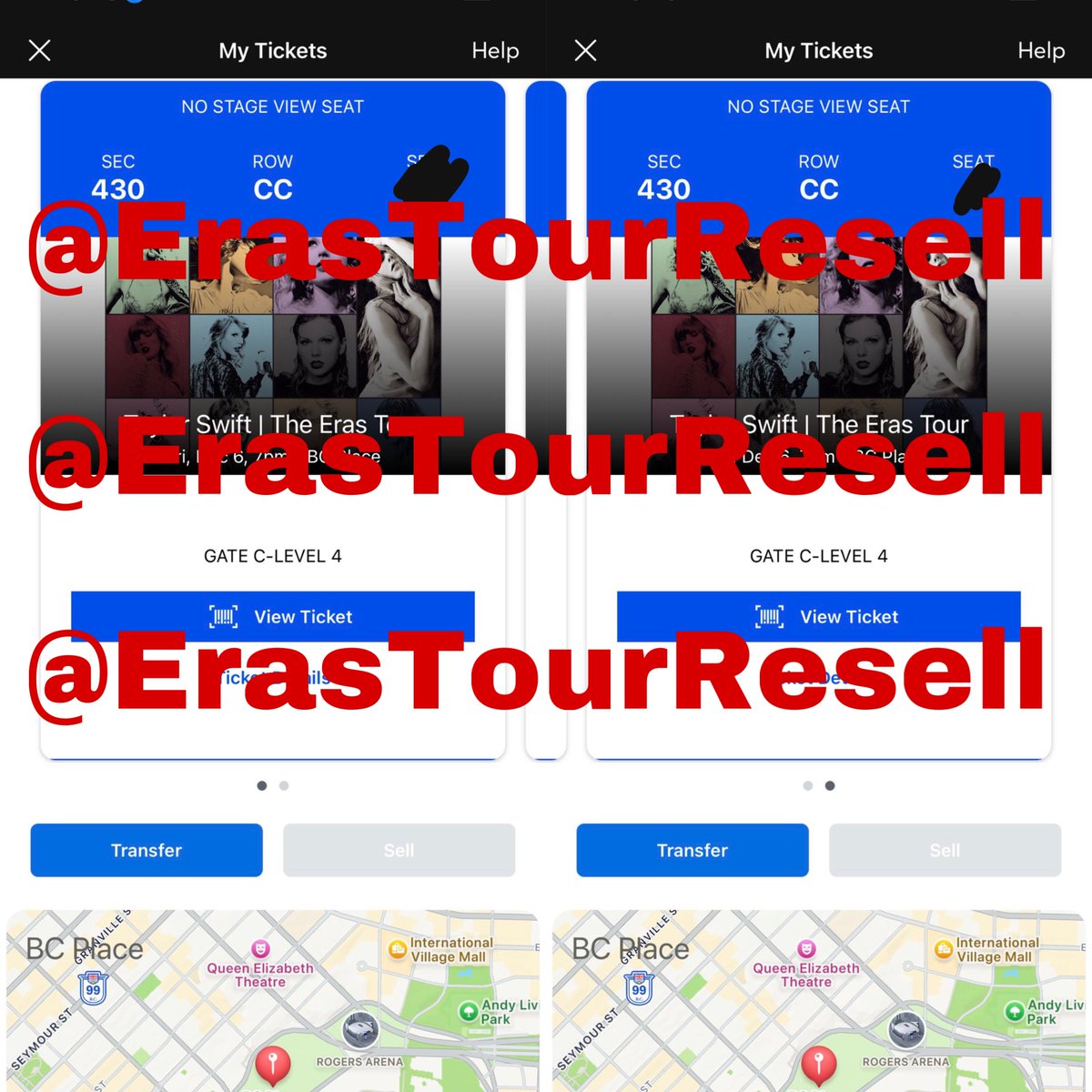 Eras Tour Resell tweet media