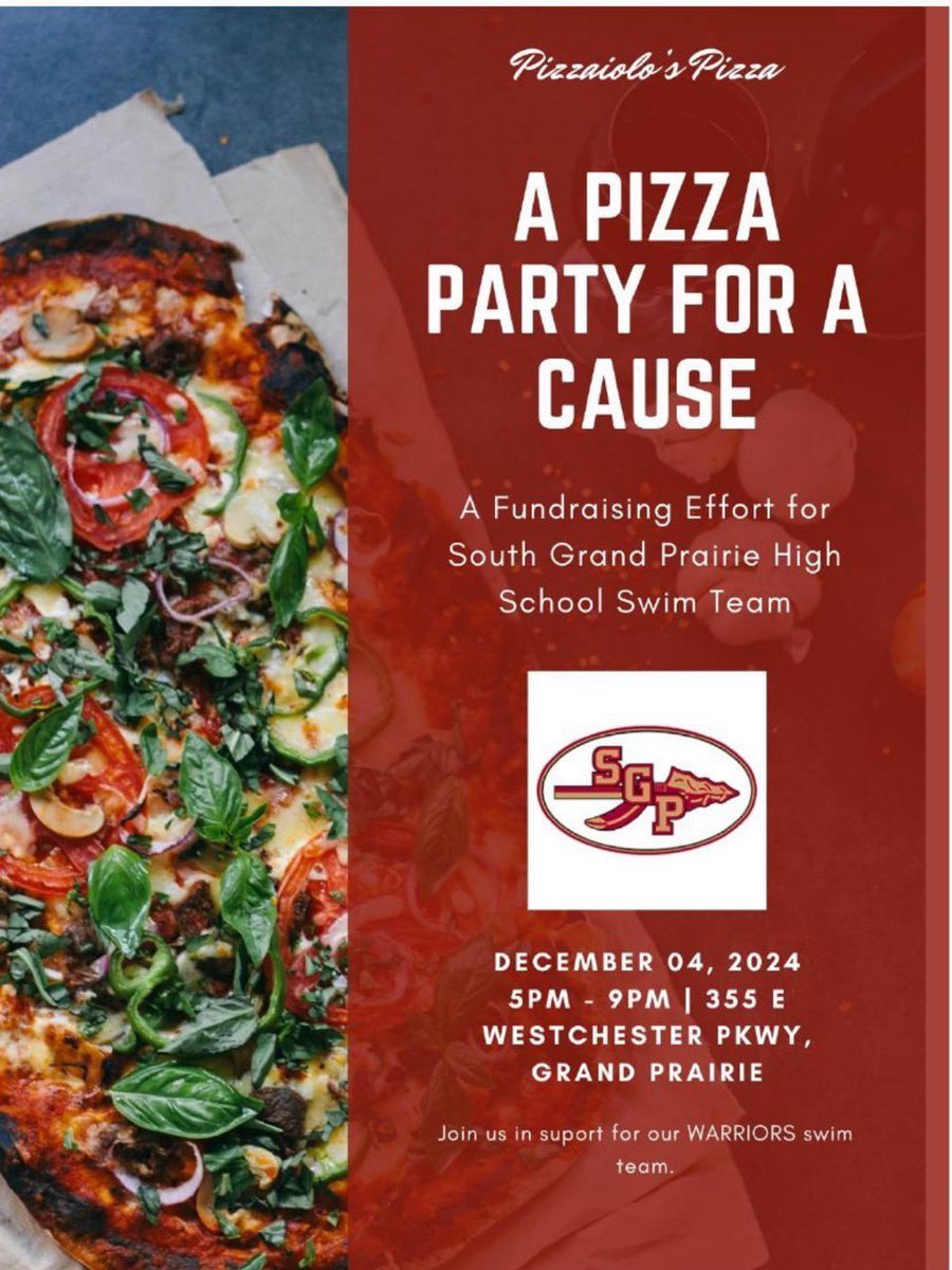 No dinner plans tonight? Head down to Pizzaiolo’s and let them know you are supporting the Warriors.