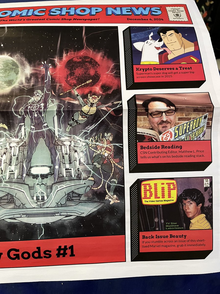 Matthew Price (@nerdage) on Twitter photo Lots of great comics out this week for new comics day, plus there’s me in Comic Shop News! Come by <a href="/speedingbullet/">SpeedingBulletComics</a> at 2 pm Sunday and I’ll even sign it for you. Lots of great comics out this week for new comics day, plus there’s me in Comic Shop News! Come by <a href="/speedingbullet/">SpeedingBulletComics</a> at 2 pm Sunday and I’ll even sign it for you.