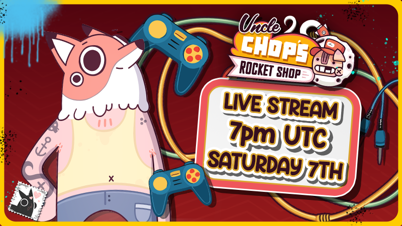 Hyped for the launch of <a href="/unclechops_/">Uncle Chop's Rocket Shop</a> tomorrow? 🚀 We're hosting a livestream with the developers at 7pm UTC on Saturday 7th over on Steam! Bring your best questions and prepare for bearded chaos!
<a href="/thebeardcomb/">Beard Envy Games @ Gamescom</a>
#AskTheDevs #GamerCommunity #IndieGameDev