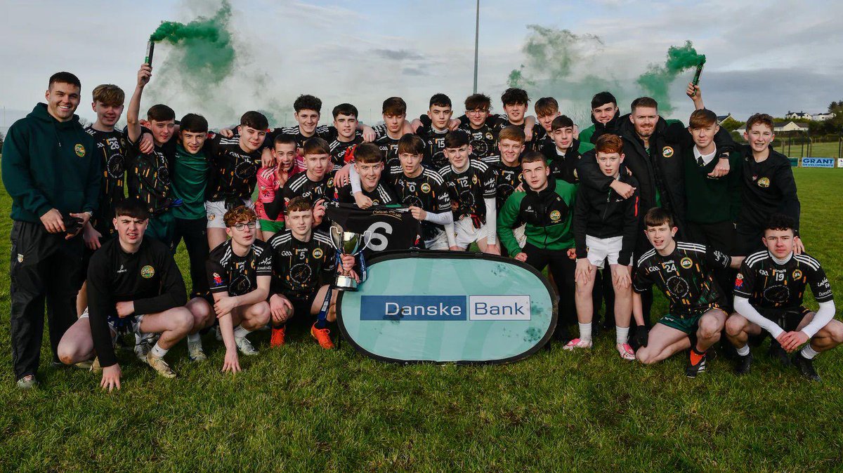 Naomh Eoin CLG (@naomheoinclg) on Twitter photo Comhghairdeas le Paddy, Tomás, Shea, Faolán & Daniel a bhuaigh Corn King inniu le <a href="/ColaisteFeirste/">Coláiste Feirste</a>. Maith sibh a bhuachaillí!
Great <a href="/ulsterschools/">Ulster Schools GAA</a> Pat King Cup victory for Coláiste Feirste. Well Done lads! Comhghairdeas le Paddy, Tomás, Shea, Faolán & Daniel a bhuaigh Corn King inniu le <a href="/ColaisteFeirste/">Coláiste Feirste</a>. Maith sibh a bhuachaillí!
Great <a href="/ulsterschools/">Ulster Schools GAA</a> Pat King Cup victory for Coláiste Feirste. Well Done lads!