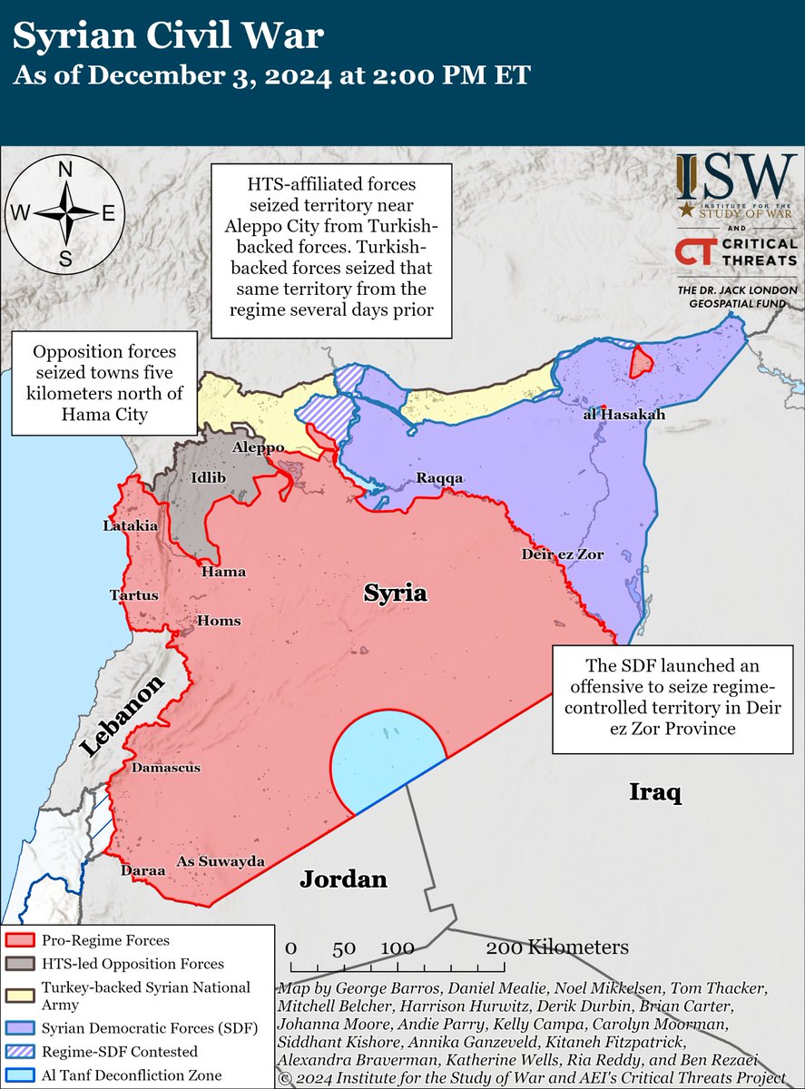 criticalthreats's tweet photo. NEW | Russia may redeploy Africa Corps units to Syria to reinforce the Assad regime in Syria. 

A scenario in which Syrian rebels toppled the Assad regime would harm the Kremlin’s strategic objectives in Africa and surrounding waterways such as the Mediterranean and Red Seas. 1/7