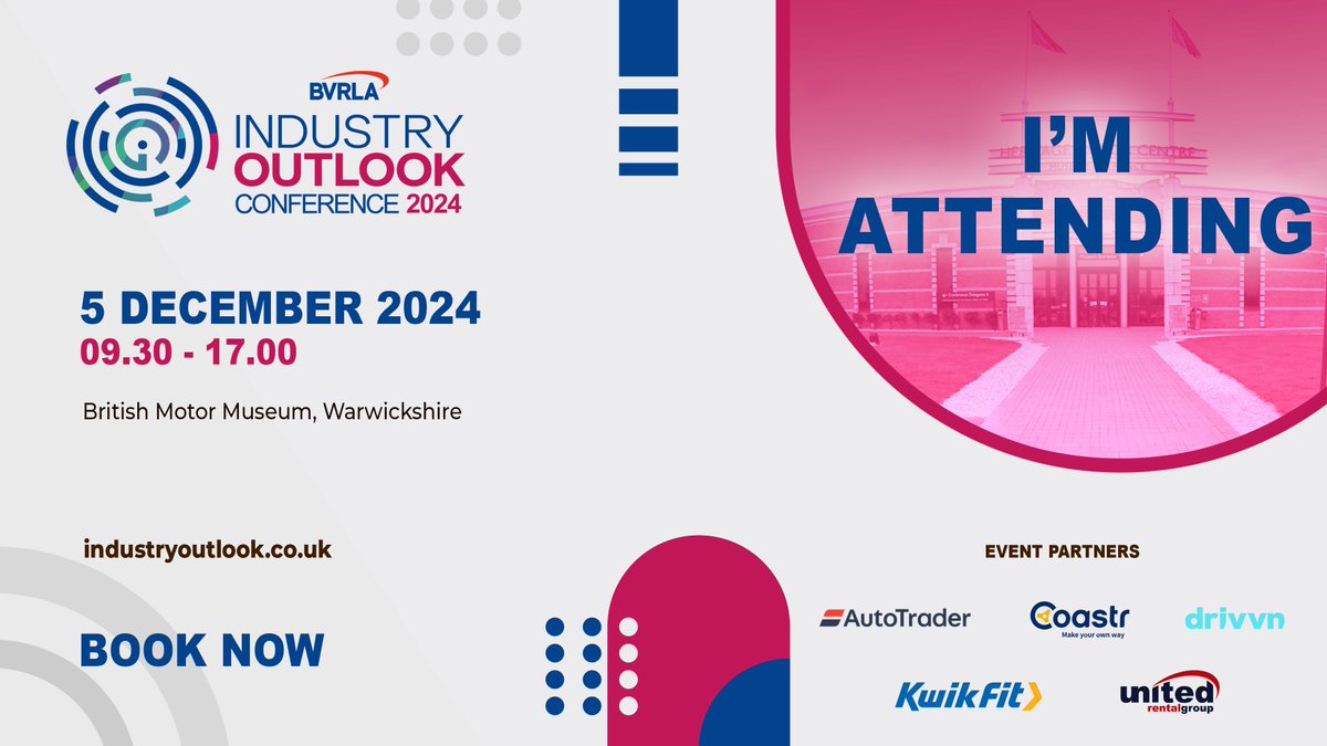 The BVRLA (@bvrla) on Twitter photo ๐จ It's on tomorrow! Our #IndustryOutlook Conference at the iconic <a href="/BMMuseum/">British Motor Museum</a>!
With over 25 expert speakers & a packed agenda, weโre diving into the topics shaping our industry and revealing our Industry Outlook Report
๐ Download the Event Guide: industryoutlook.co.uk ๐จ It's on tomorrow! Our #IndustryOutlook Conference at the iconic <a href="/BMMuseum/">British Motor Museum</a>!
With over 25 expert speakers & a packed agenda, weโre diving into the topics shaping our industry and revealing our Industry Outlook Report
๐ Download the Event Guide: industryoutlook.co.uk