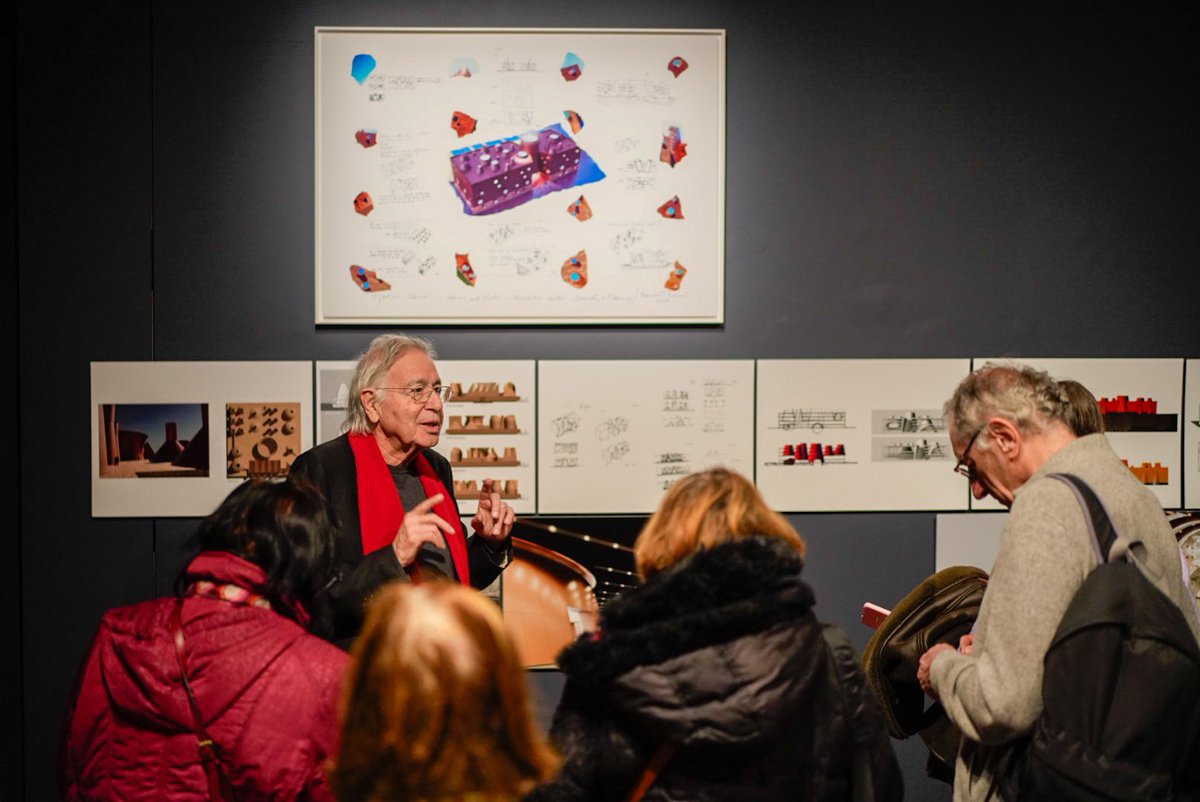 AcadBeauxarts's tweet photo. Vernissage de l’exposition "Poétiques", de Bernard Tschumi, lauréat du Grand Prix d’Architecture de l’Académie des beaux-arts (Prix Charles Abella) 2024. Du 5 décembre 2024 au 26 janvier 2025 au Pavillon Comtesse de Caen (Paris 6e), entrée libre et gratuite. https://t.co/ff98wN0TTD