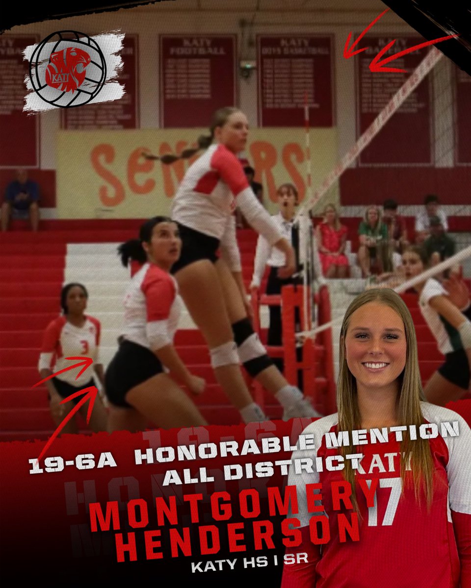 Congratulations to Seniors Allison Sanders and Montgomery Henderson for  being named 19-6A Honorable Mention!