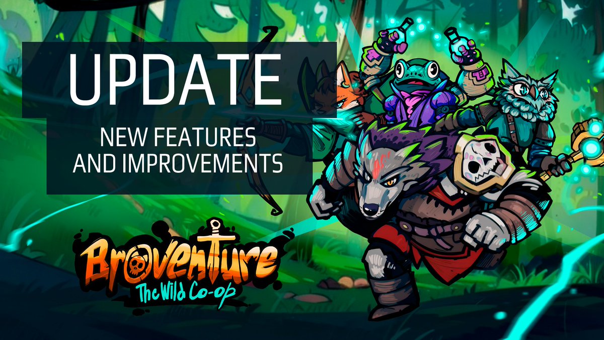 🚀 Broventure Update is Live!

Multiplayer mode, new abilities, smarter companions, and more! Check out all the exciting updates in the full patch notes on Steam:

👉 Read here: store.steampowered.com/app/2939640/Br…

#GameDev #IndieGame #SteamGames #GameDevelopment #Unity3D