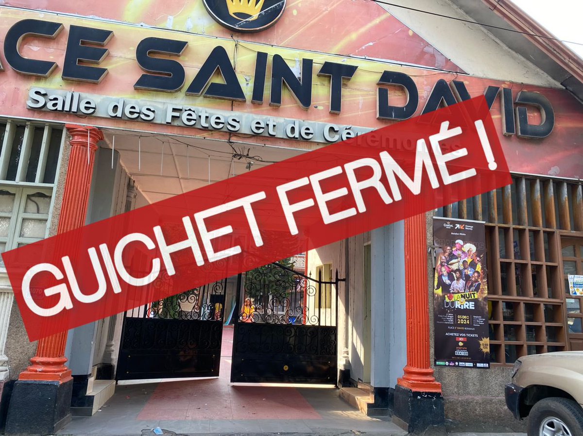 #NuitDuRire 
🚨🎟️ Billetterie Fermée : Rendez-vous Demain pour la champions league de l’Humour ! 🎭

Les billets pour la 20ème édition de la Nuit du Rire ne sont plus disponibles, que ce soit en ligne via l’application Max it , via Orange money ou en points de vente physiques.